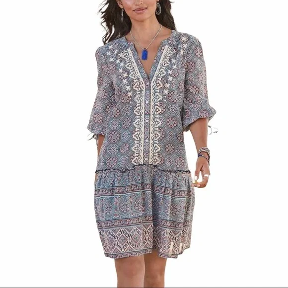 sundance embroidered dress Sundance Alize mesh embroidered maxi dress